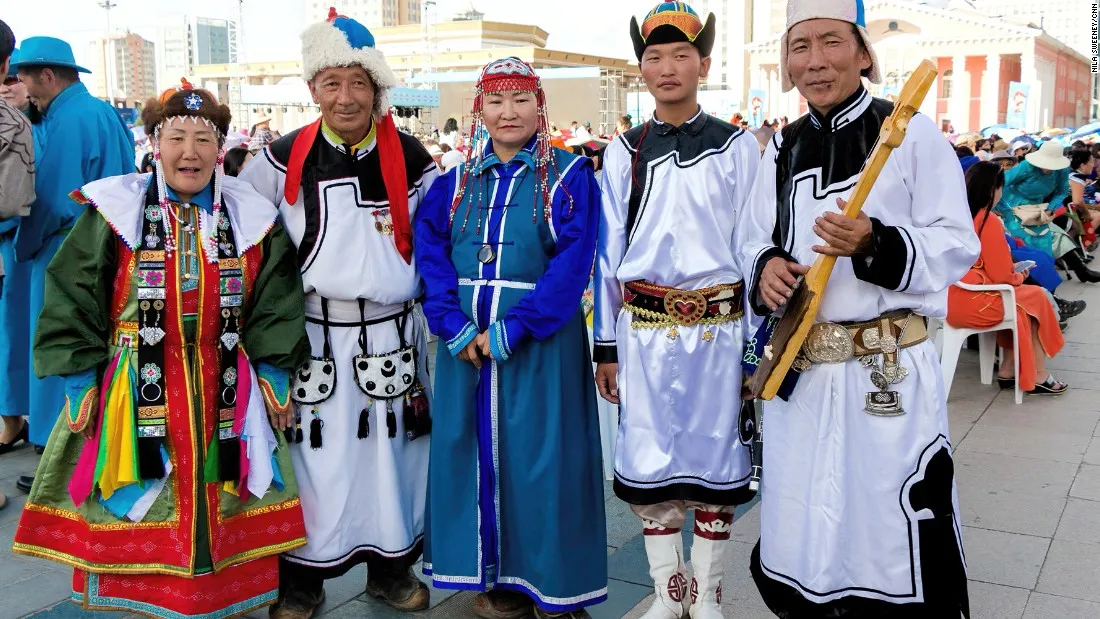 Ethnic groups Mongolian ethnic groups at Nomads World Cultural Festival