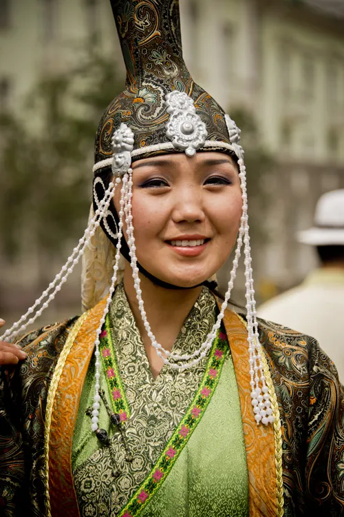 Mongolian national costume Mongolian national costume