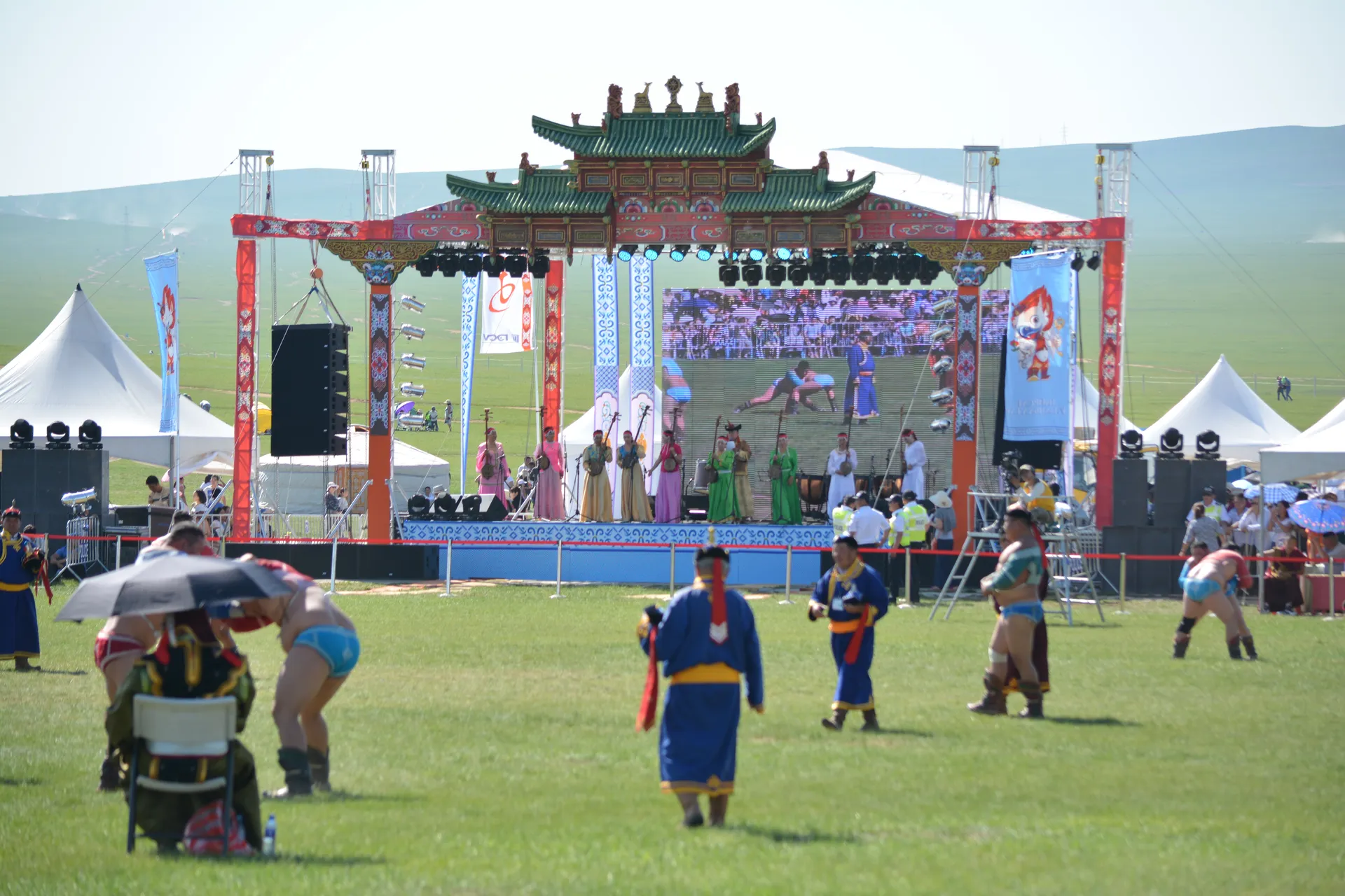 Mini Naadam festival Mini Naadam festival